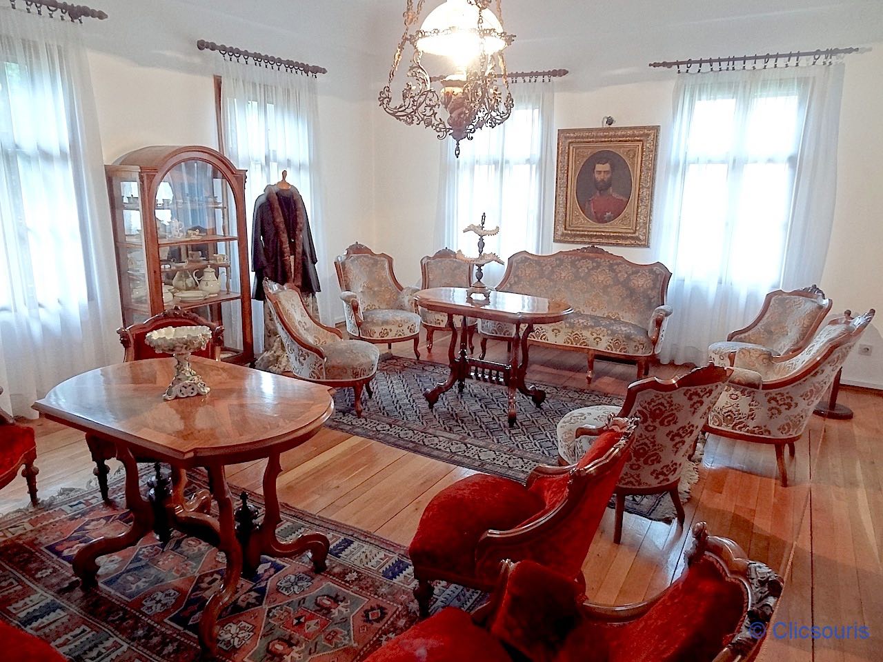 salon à l'occidentale de la résidence de la Princesse Ljublica à Belgrade