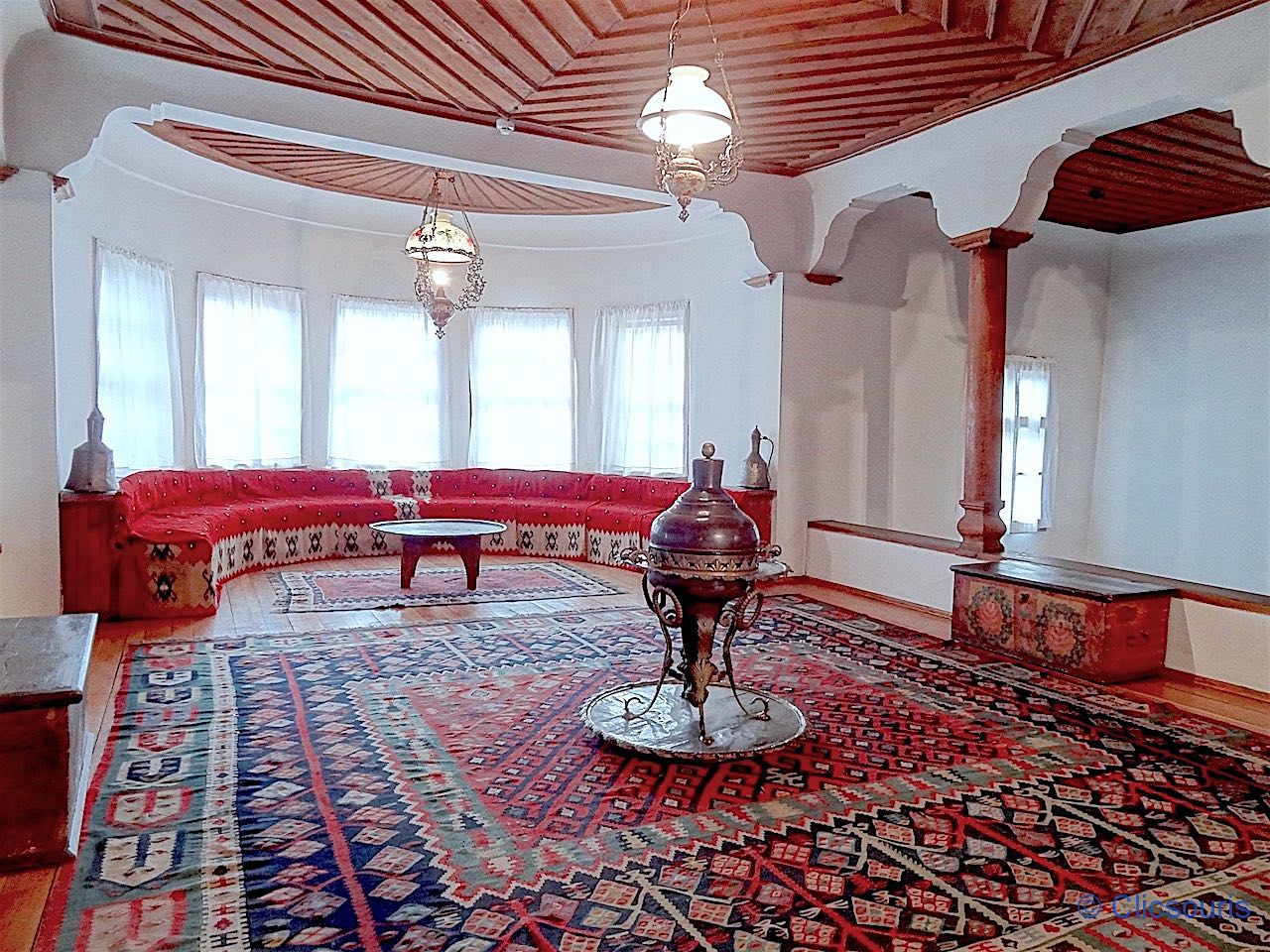 salon de la résidence de la princesse Ljubica à Belgrade