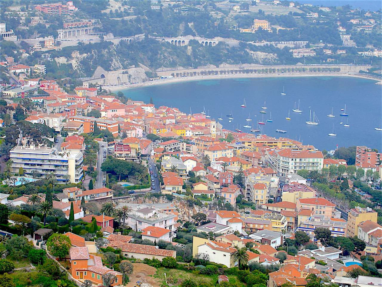 vue sur Villefranche-sur-Mer