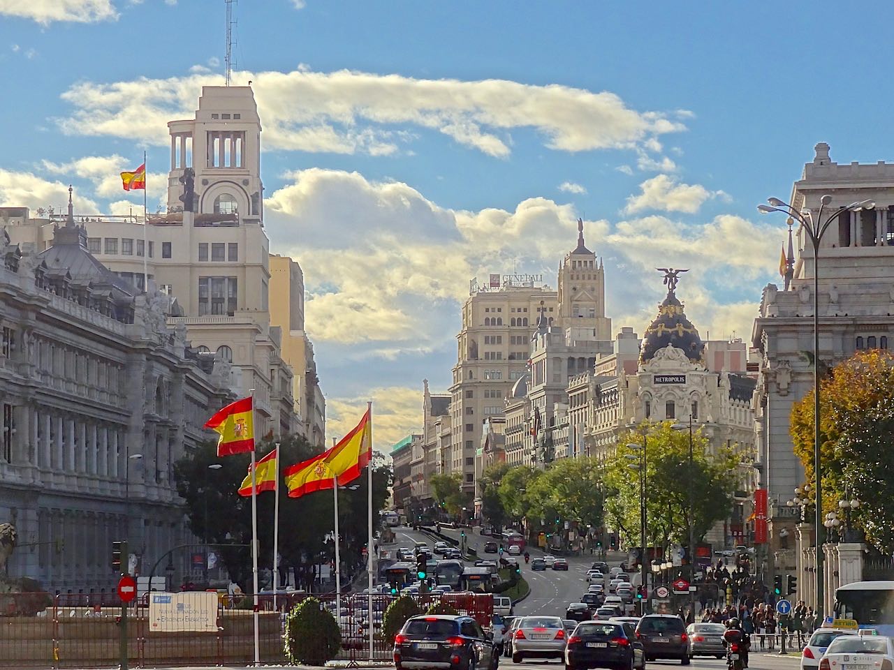 Calle de Alcala à Madrid