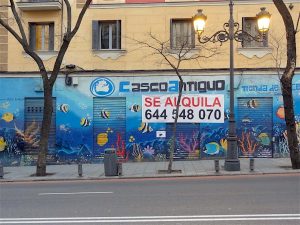 street art dans le quartier de la latina à Madrid