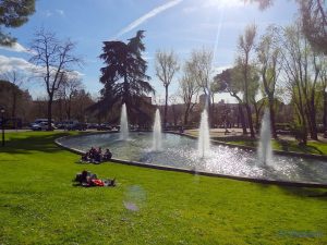 un parc à Madrid