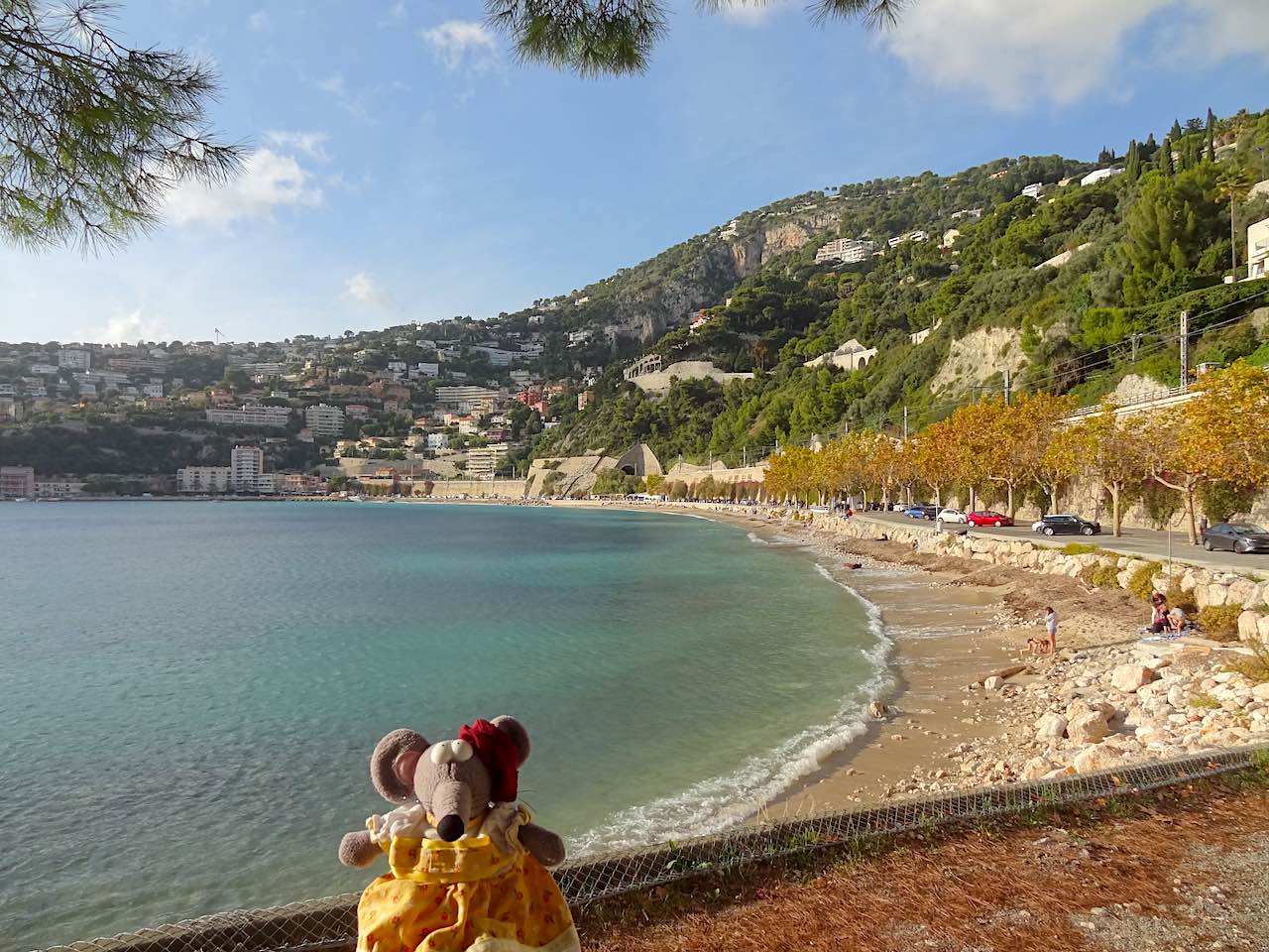 Villefranche-sur-Mer plage des Marinières