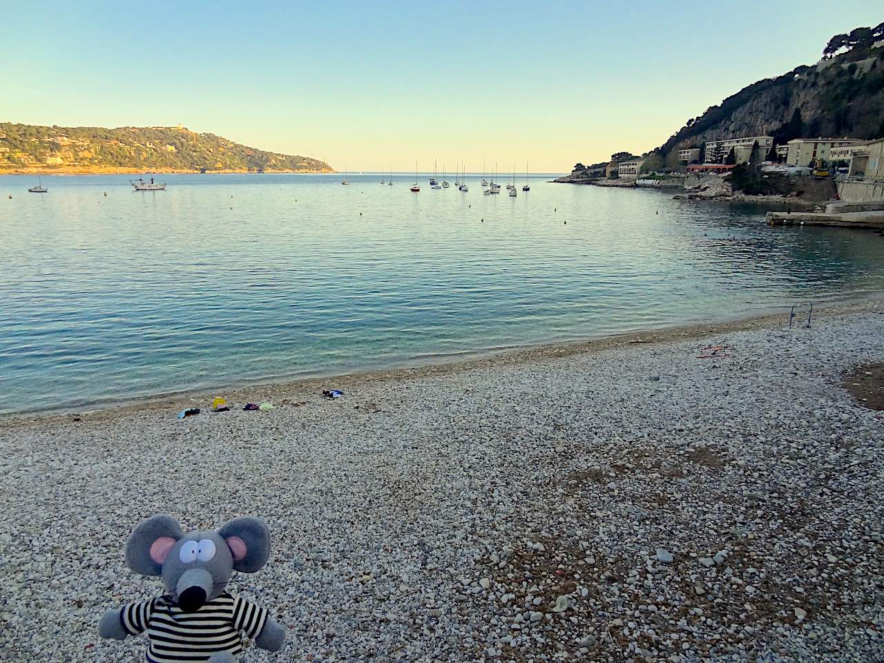 plage de la darse à Villefranche