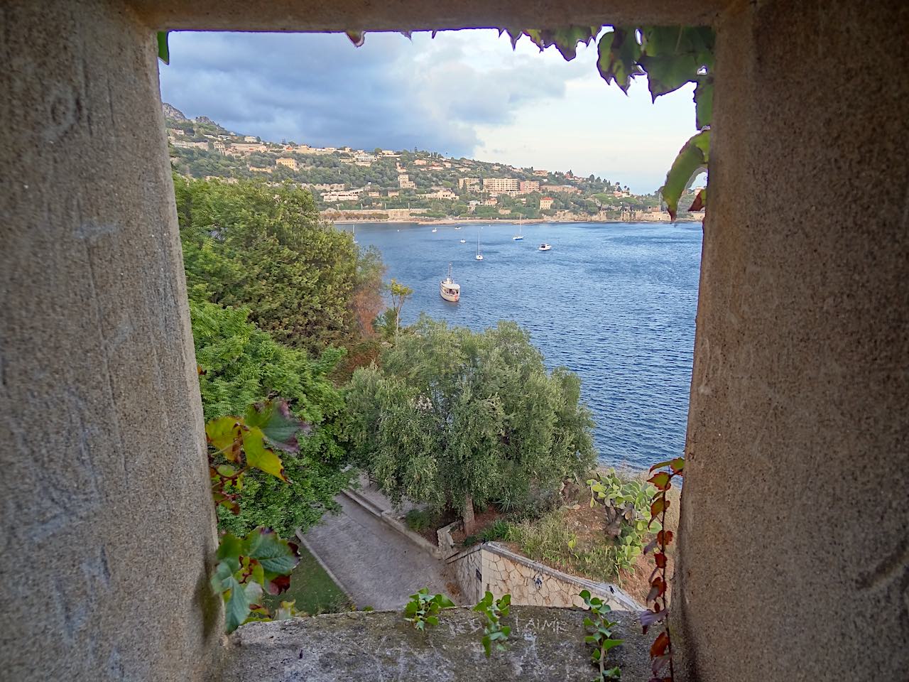 vue depuis la citadelle de Villefranche