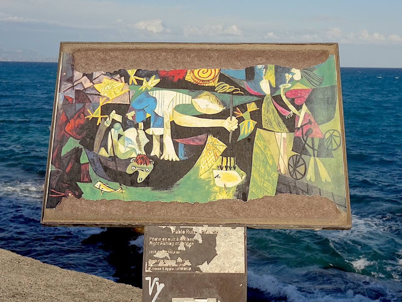 tableau de picasso à Antibes