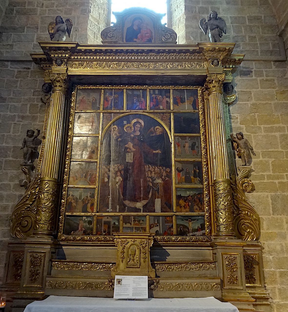 retable de Bréa de la cathédrale d'Antibes