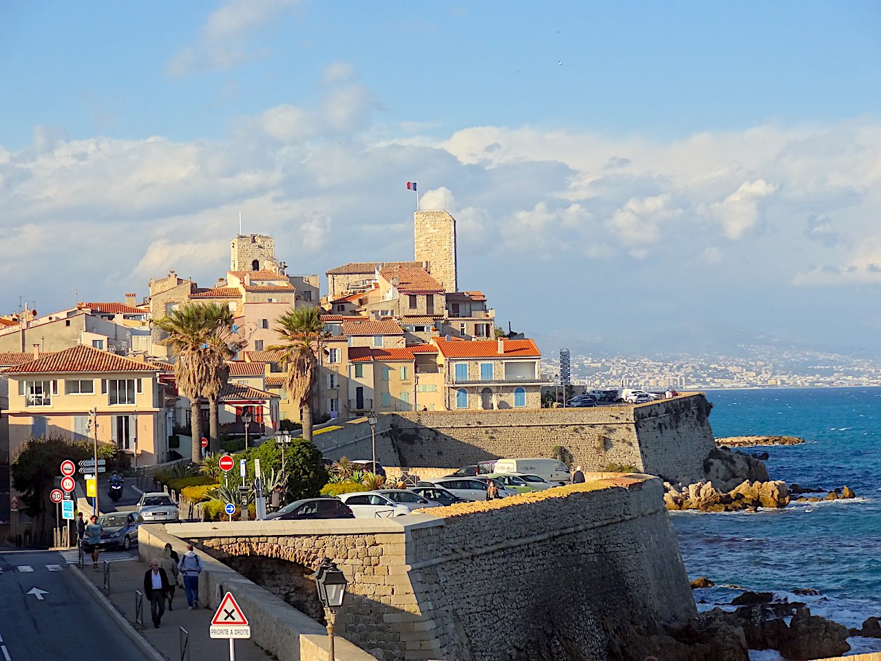 promenade Amiral de Grasse à Antibes