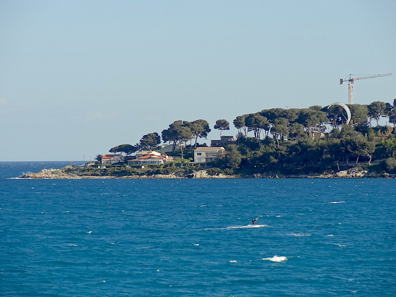 vue sur le cap d'Antibes