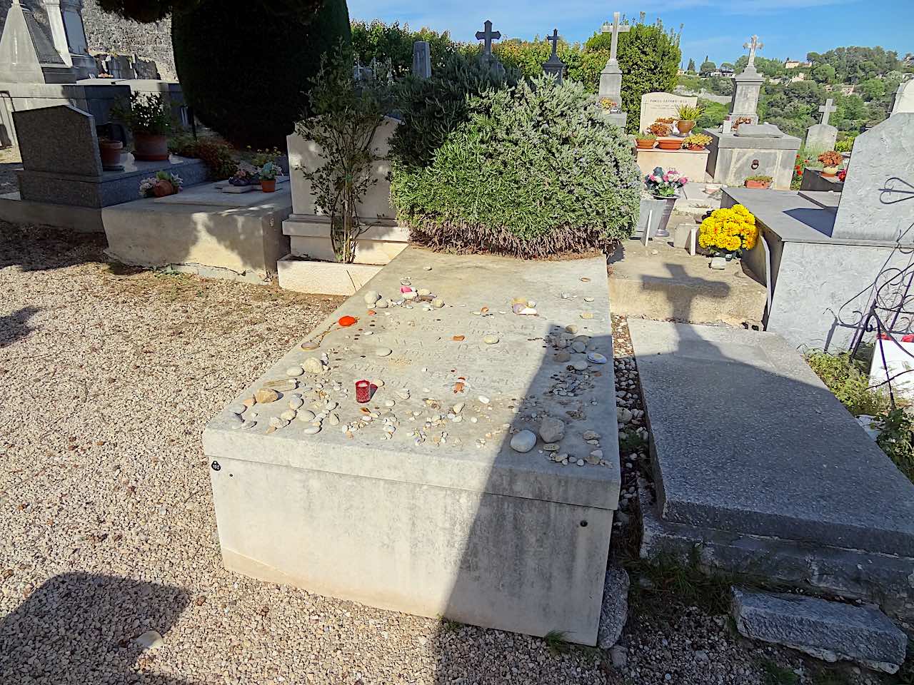 Saint-Paul-de-Vence tombe de Marc Chagall