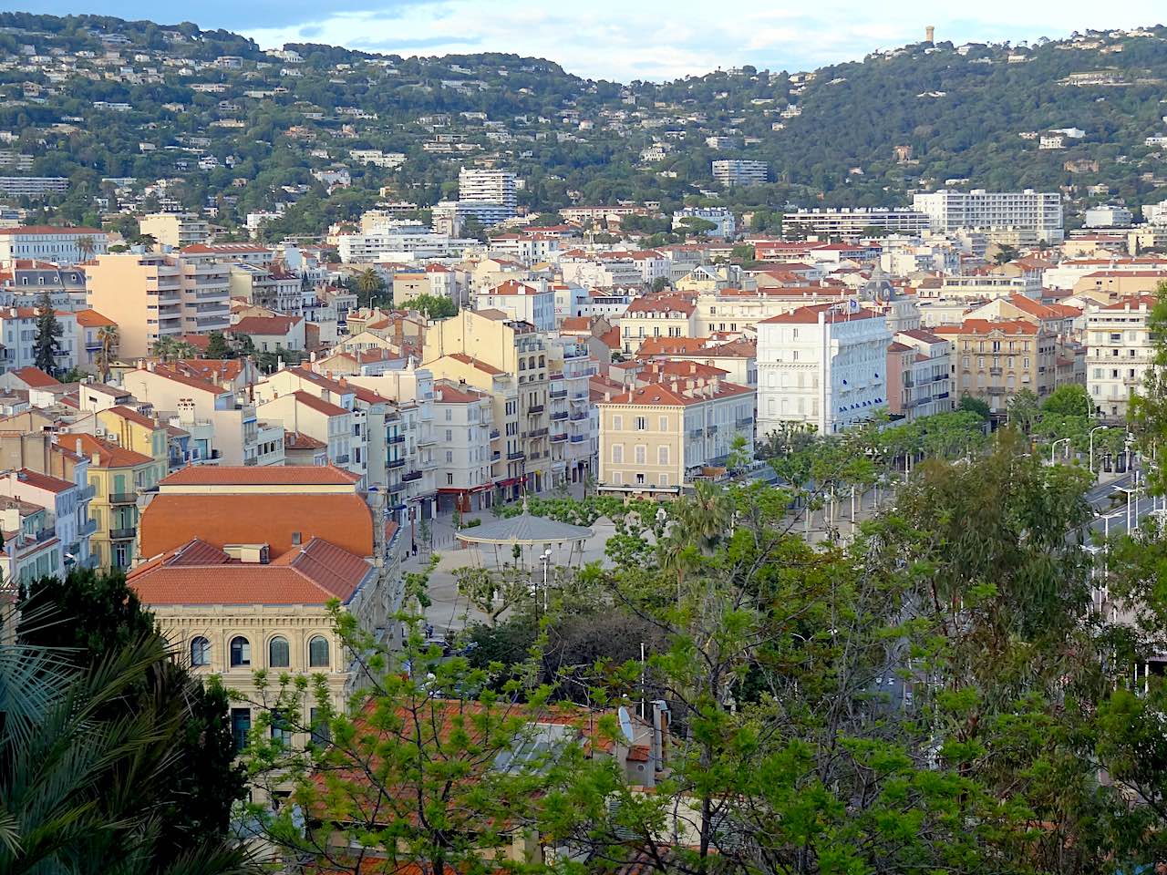 Cannes vue depuis le Suquet