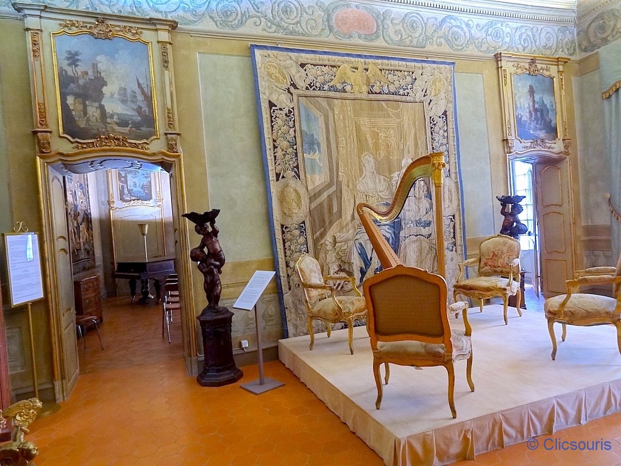antichambre du palais Lascaris à Nice