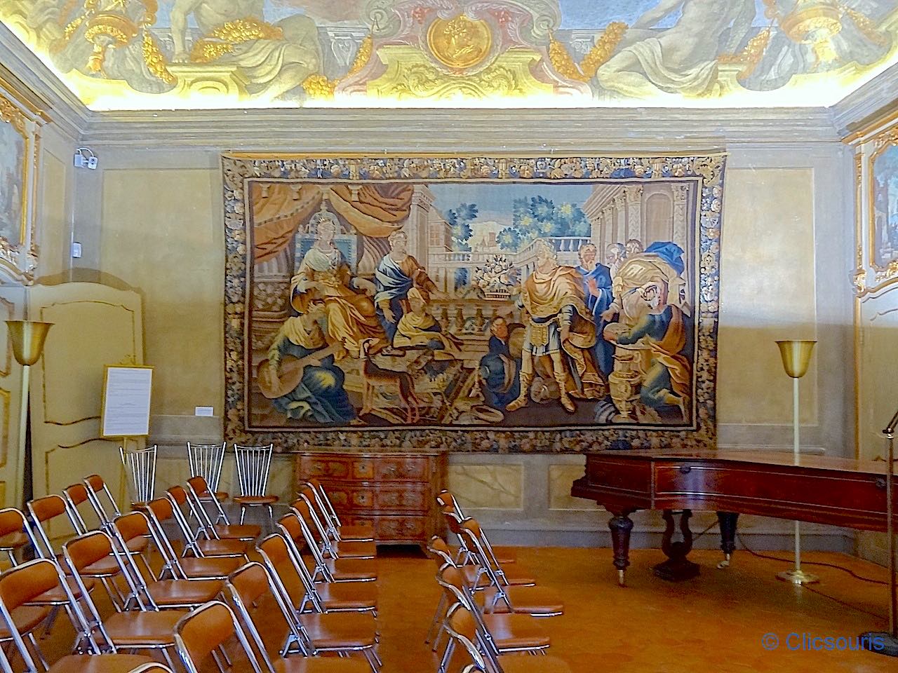 grand salon du palais Lascaris à Nice