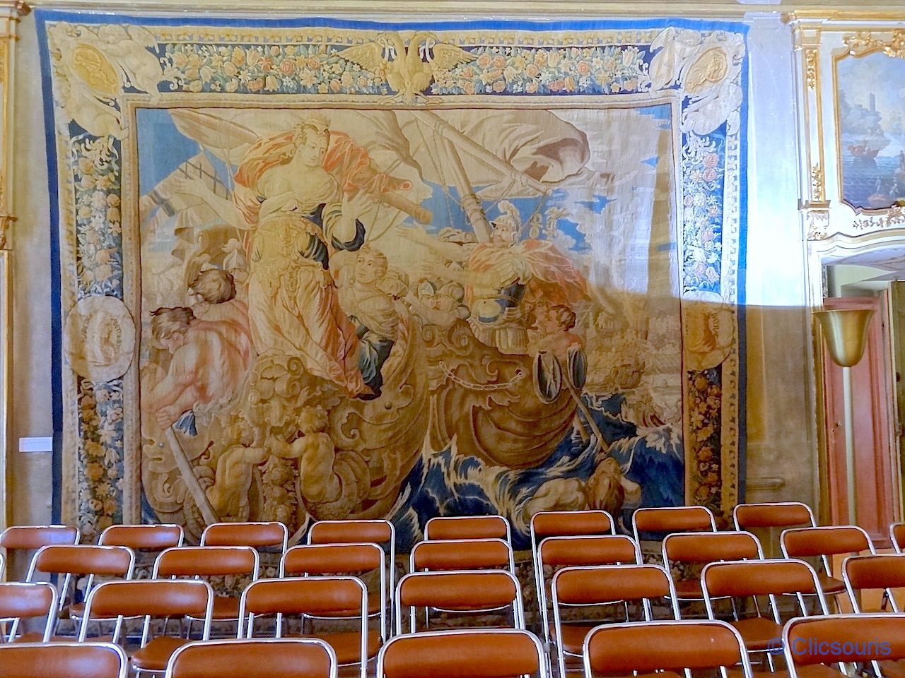 grand salon du palais Lascaris à Nice