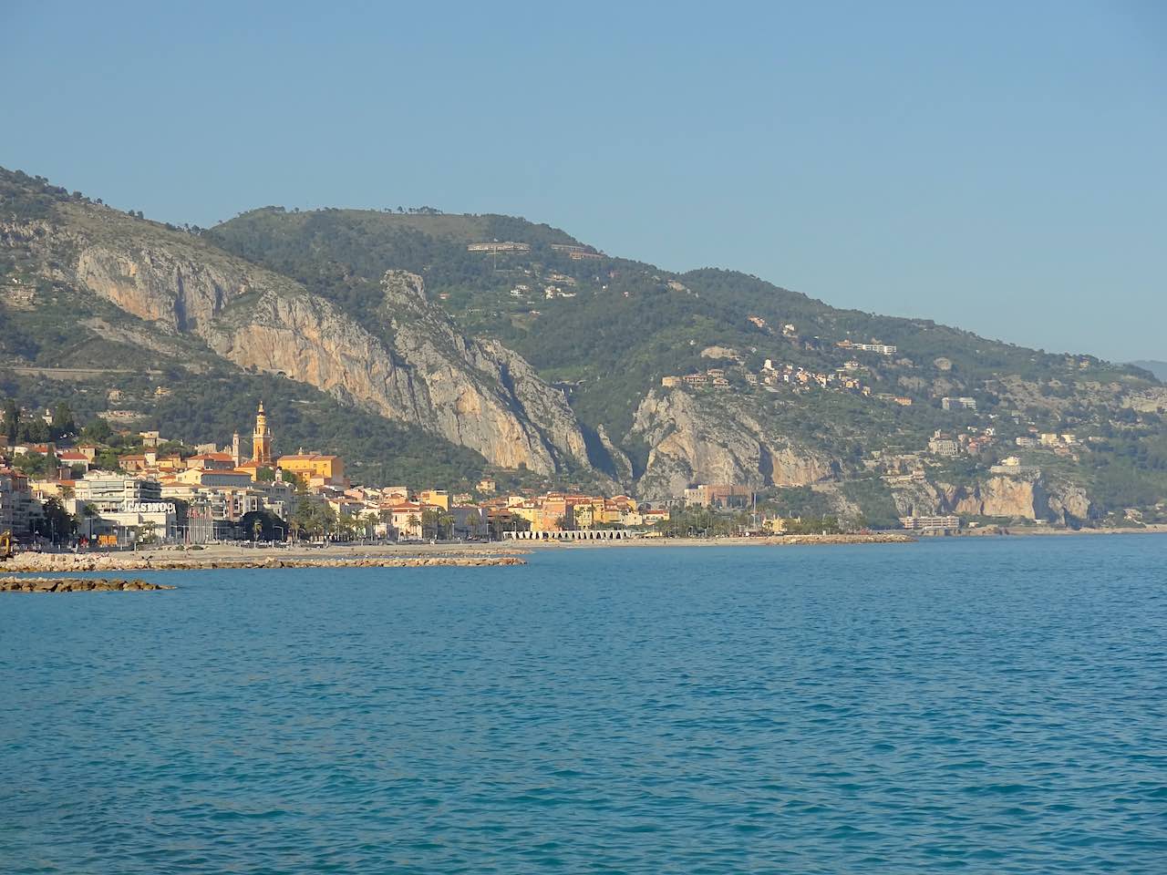 bord de mer de Menton