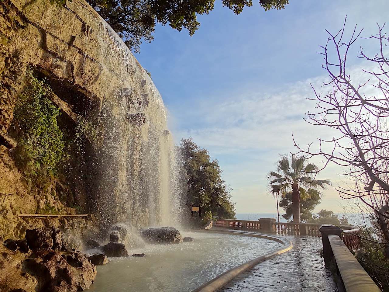 Cascade de la colline du château de Nice