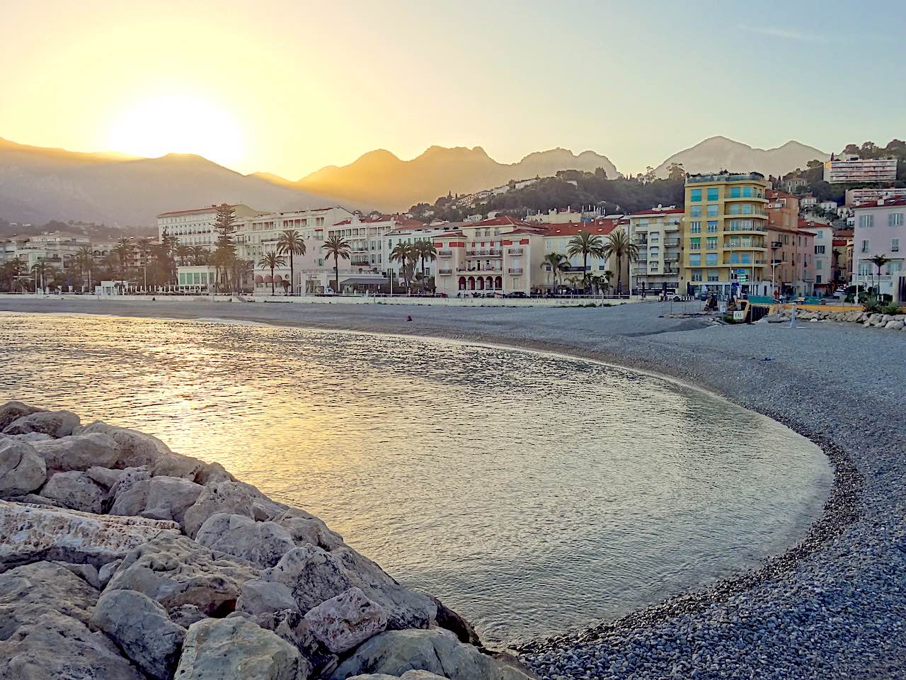 Promenade du soleil à Menton