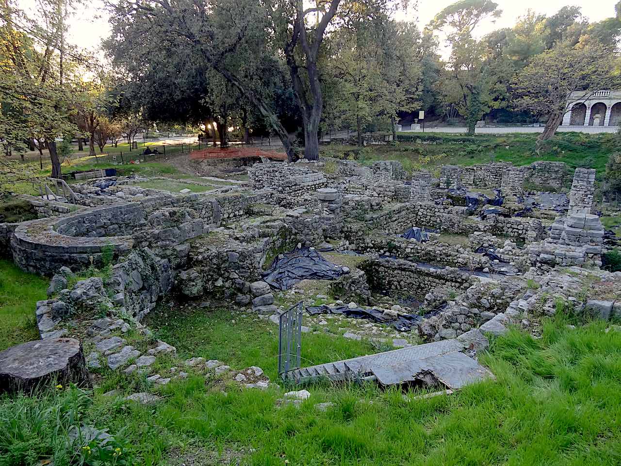 ruines archéologiques de la colline du château de Nice