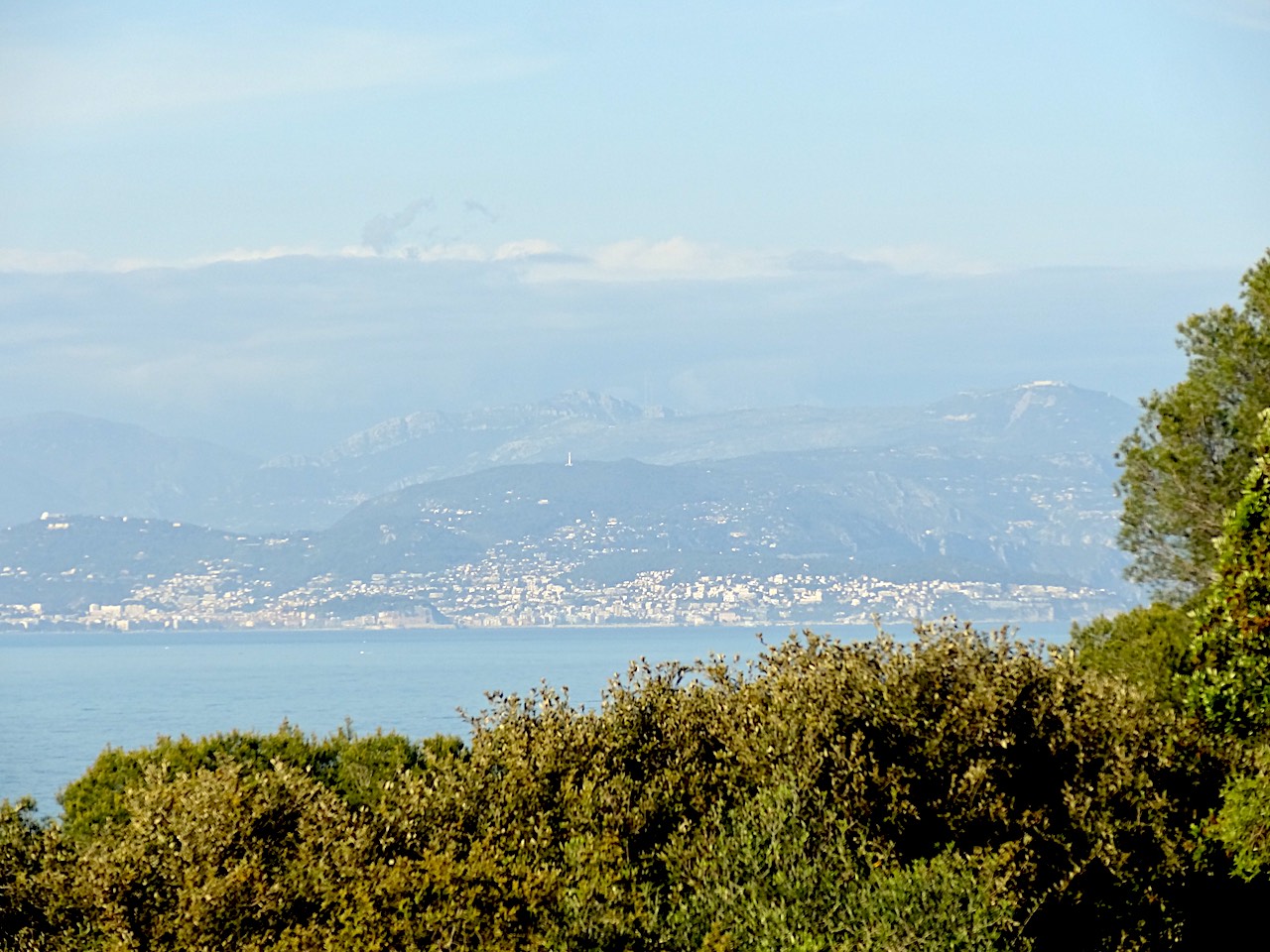 vue sur la baie des Anges