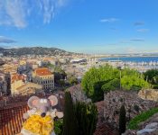 vue sur Cannes depuis le Suquet