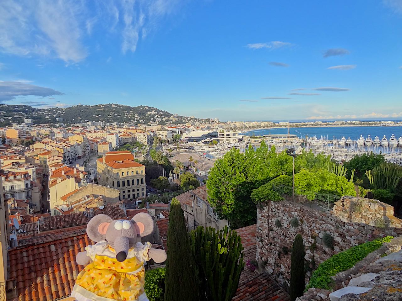 vue sur Cannes depuis le Suquet