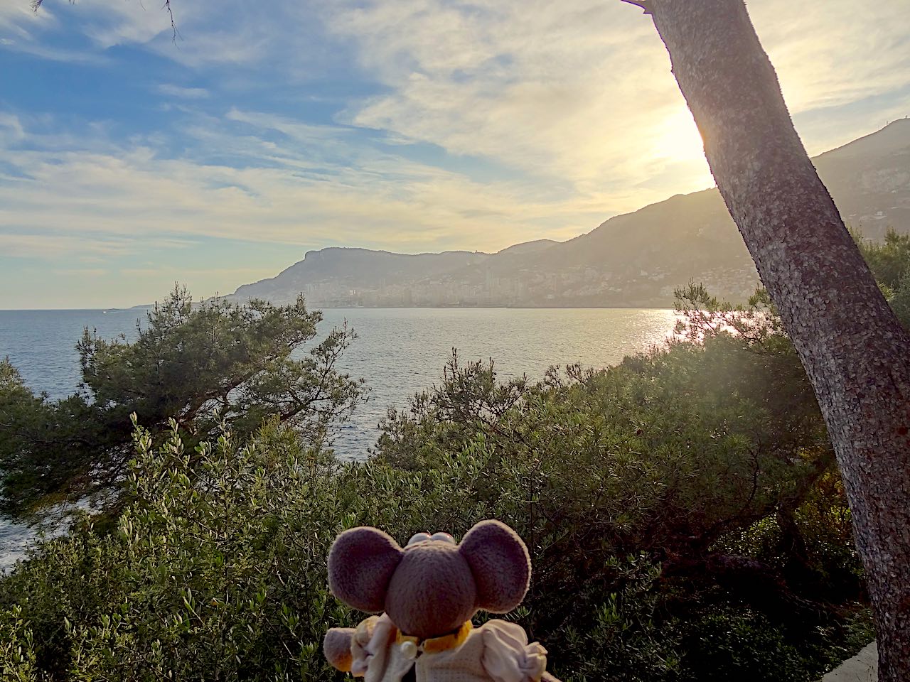 vue sur Monaco depuis le cap Martin