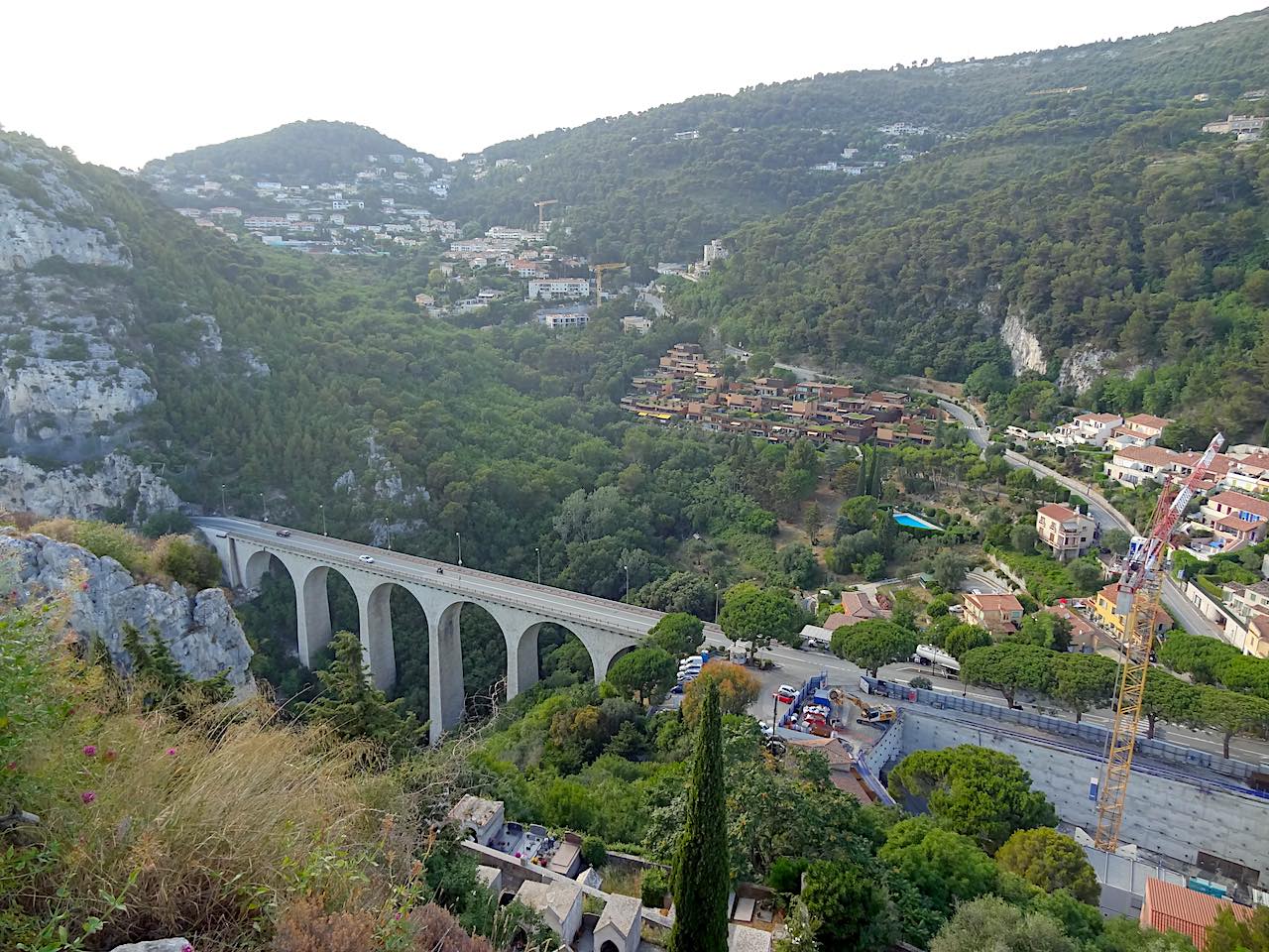 vue depuis le jardin exotique d'Èze