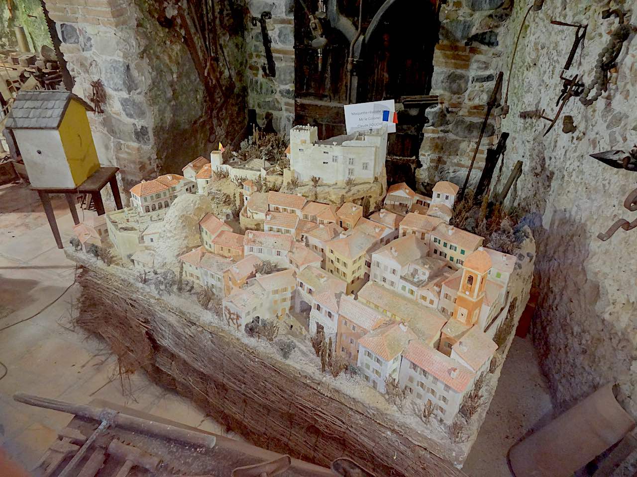maquette du village de Roquebrune