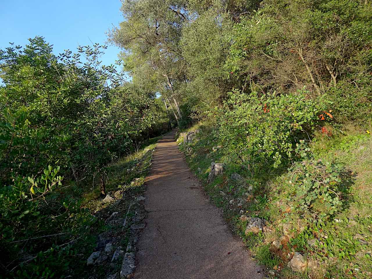 chemin du mont Boron à Nice