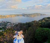 vue depuis le Mont Alban sur la rade de Villefranche