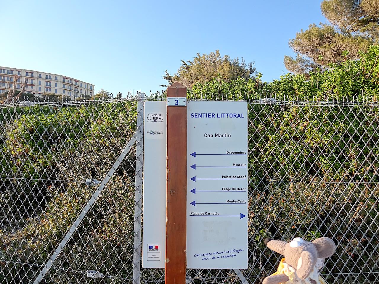 sentier littoral du cap Martin