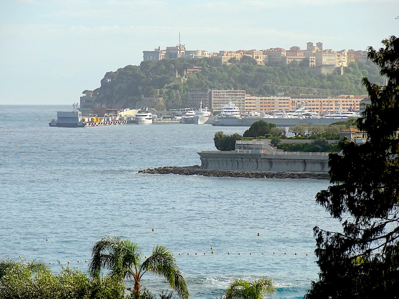 vue sur le Rocher de Monaco