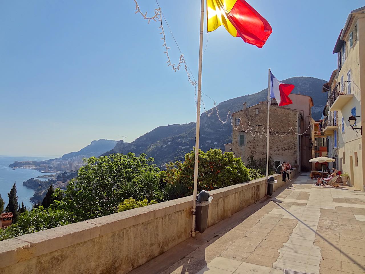 rue de la fontaine à Roquebrune