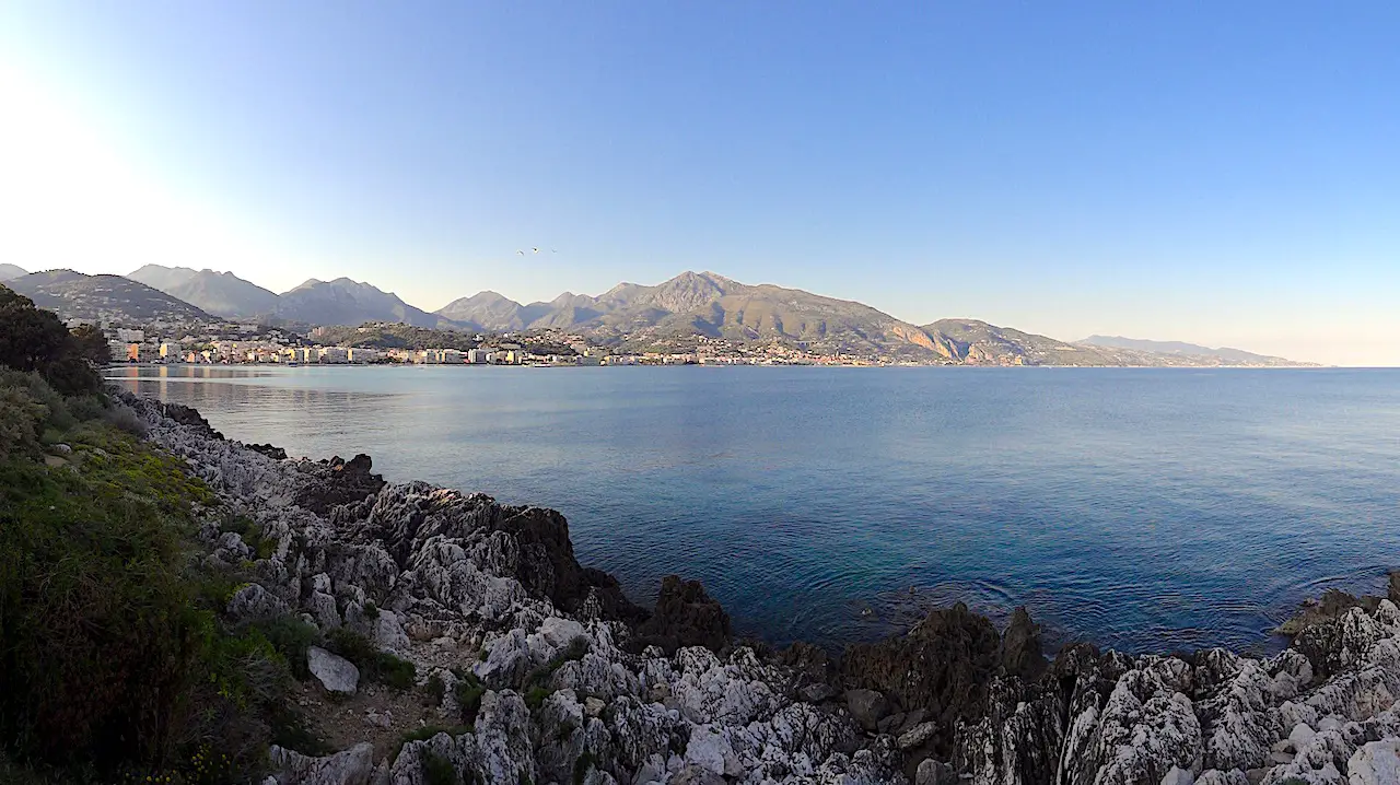 vue depuis le cap Martin