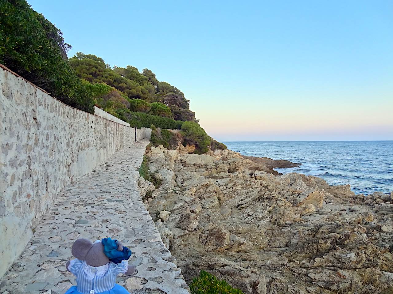 sentier littoral de la pointe Saint-Hospice à Saint-Jean Cap Ferrat