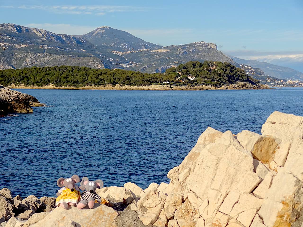 sentier littoral à Saint-Jean Cap Ferrat