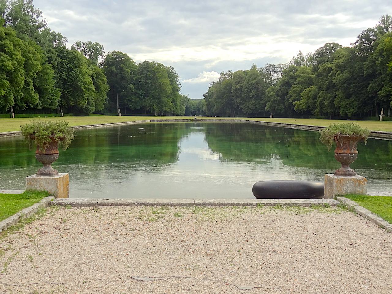 miroir d'eau château de Courances