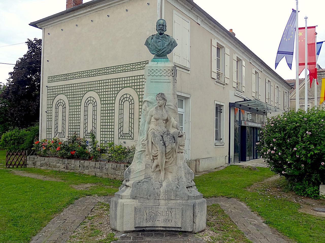 buste de Sisley à Moret-sur-Loing