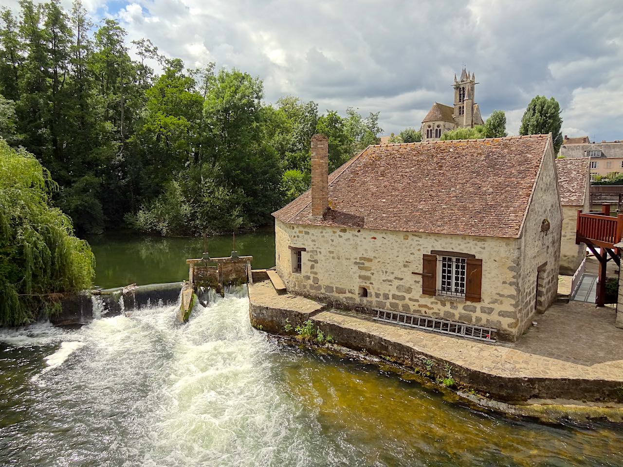 rives du Loing à Moret-sur-Loing