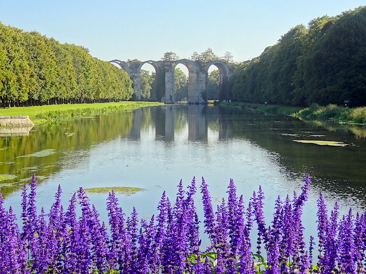 aqueduc vu du château de Maintenon