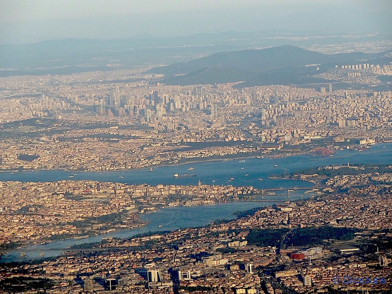 vue aérienne d'Istanbul