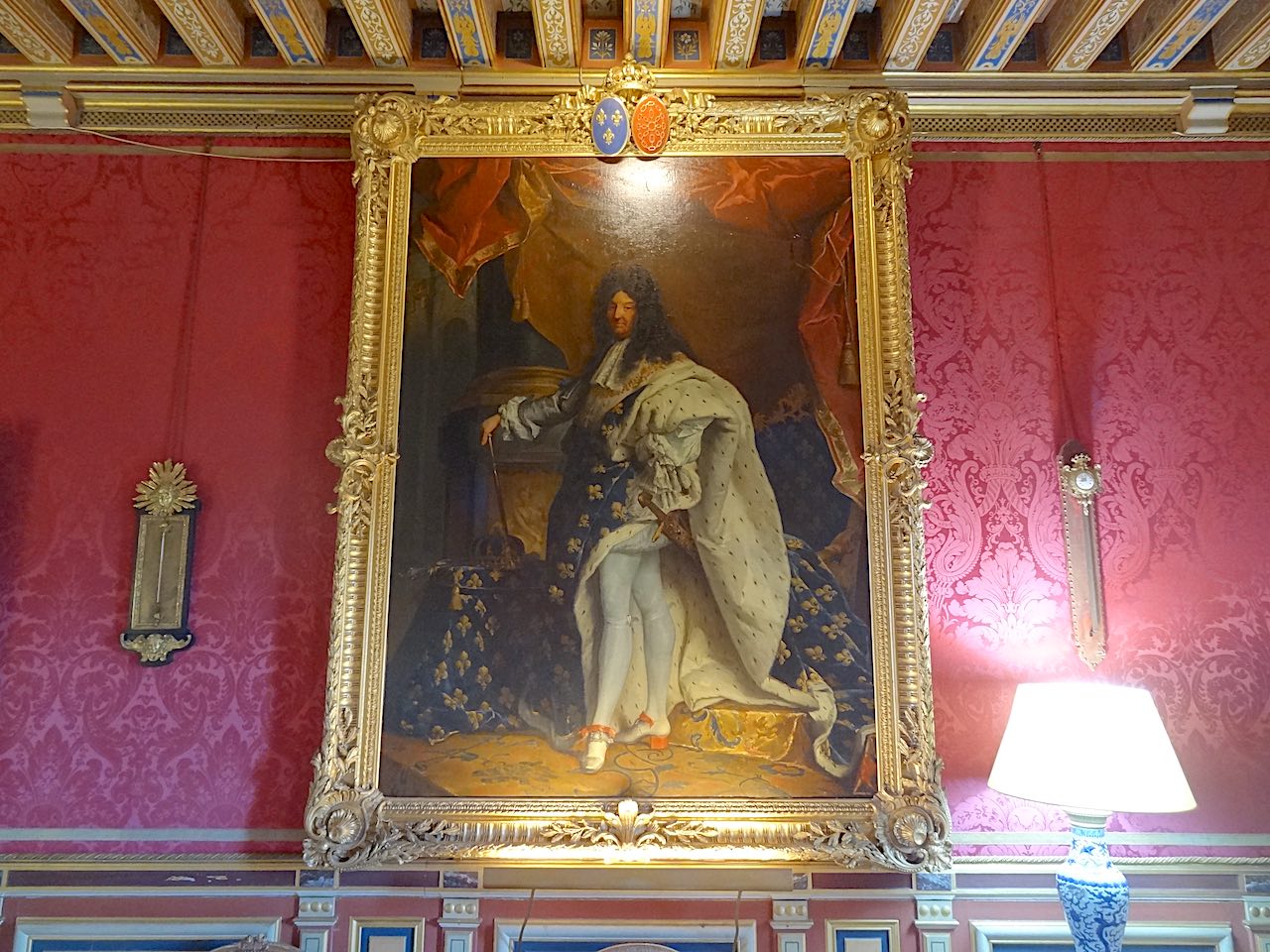 Portrait de Louis XIV au château de Maintenon