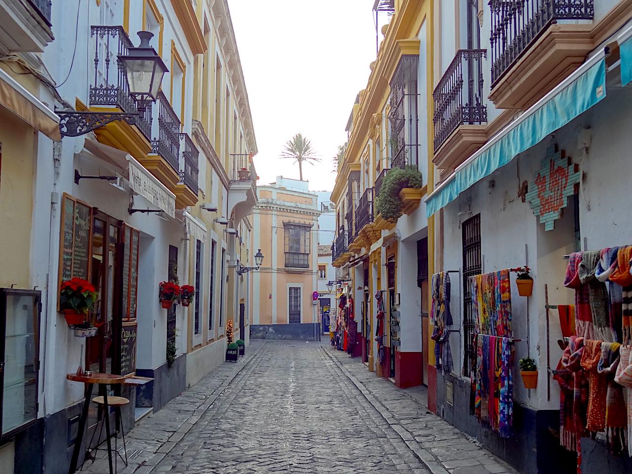 ruelles de Santa Cruz à Séville