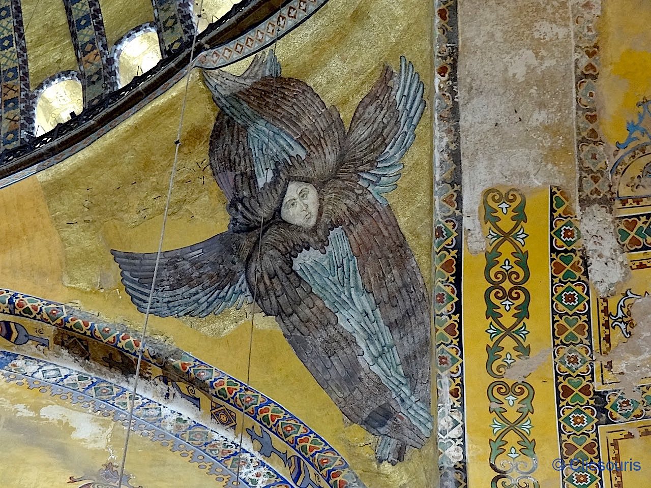 séraphin de la basilique Sainte-Sophie à Istanbul