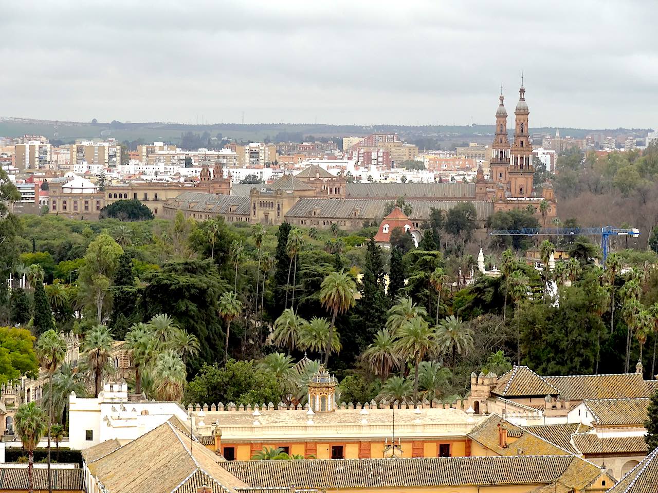 place d'Espagne vue depuis la Giralda de Séville