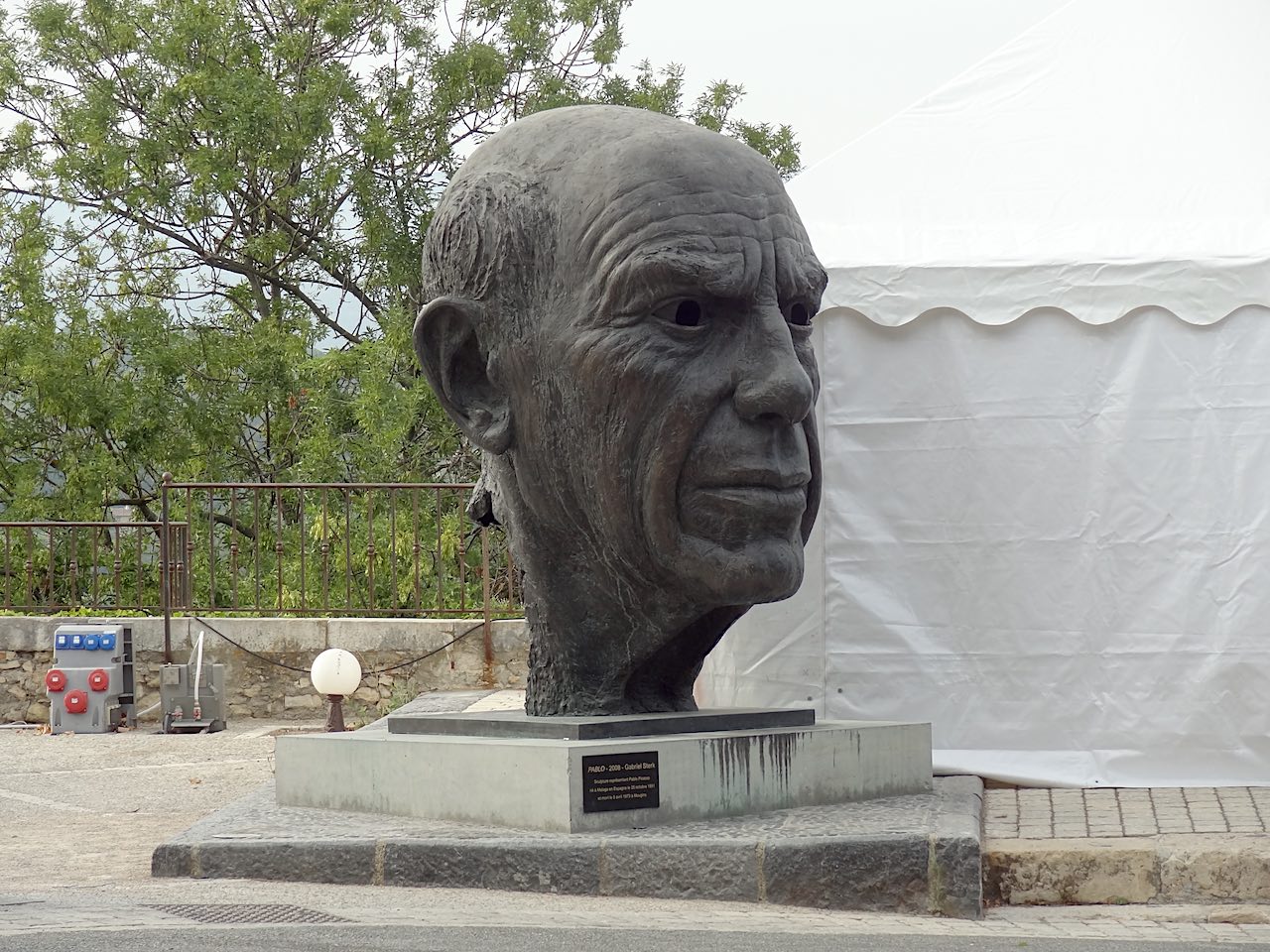 sculpture de Picasso à Mougins