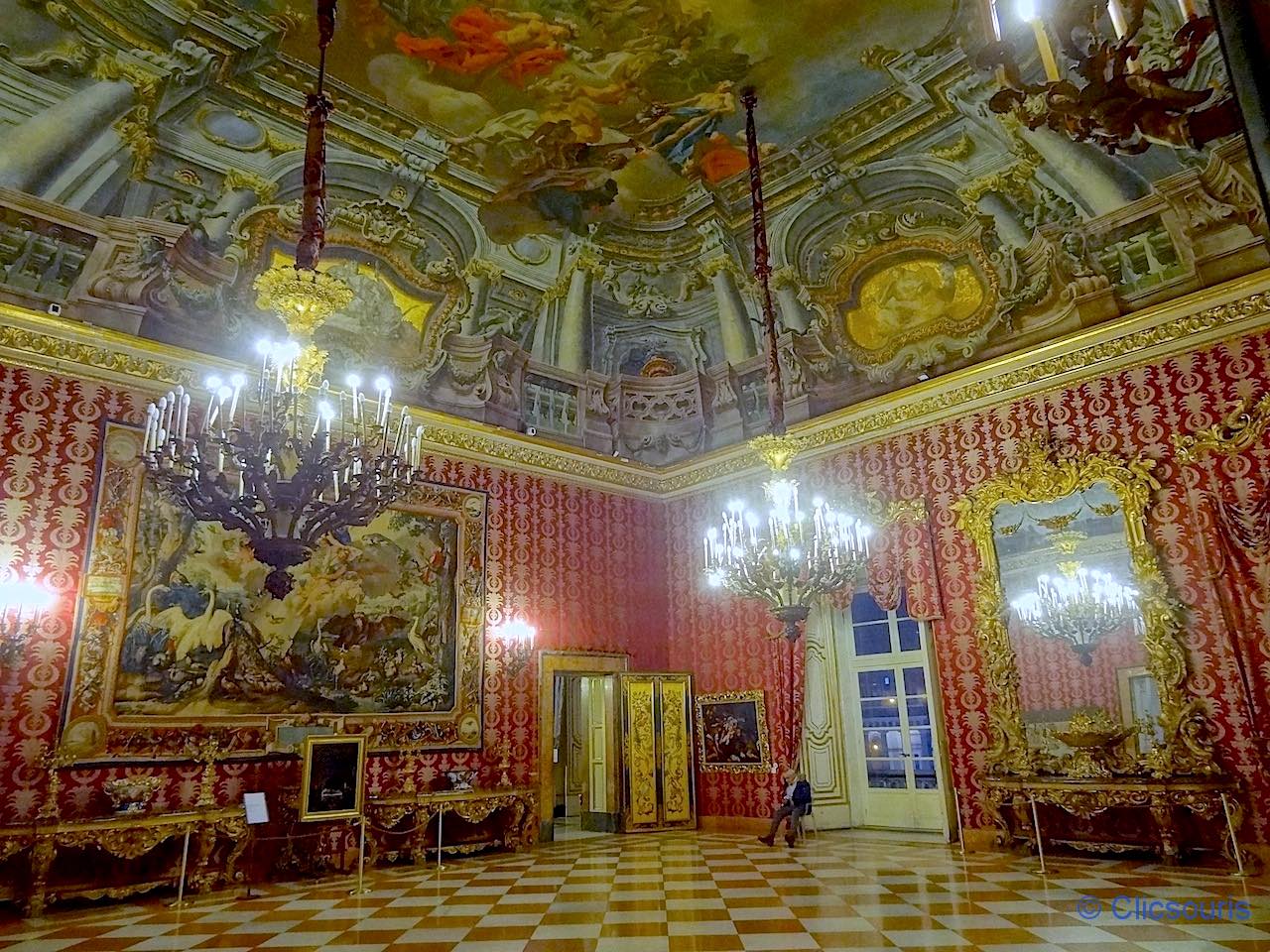 intérieur du palais royal de Naples