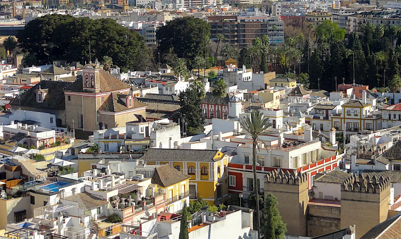 vue sur le quartier de Santa Cruz