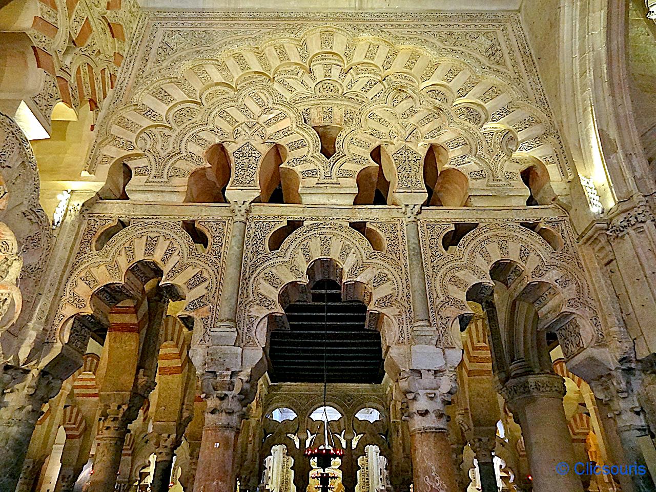 chapelle de Villaviciosa dans la mosquée cathédrale de Cordoue