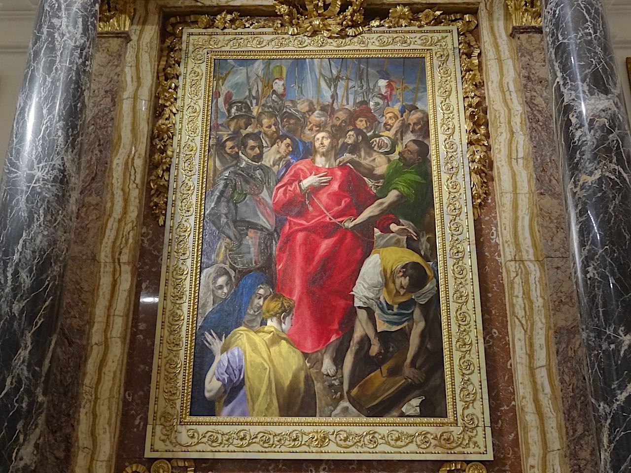 tableau du Gréco dans la cathédrale de Tolède